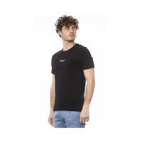 Ungaro Sport Men's Sleek Black Cotton Crew Neck T-Shirt - L thumbnail