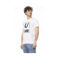 Ungaro Sport Men's Chic White Cotton Crew Neck Tee - 2XL thumbnail