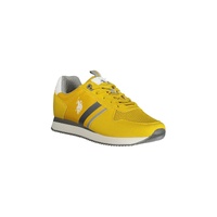 US POLO ASSN Men's Radiant Yellow Sports Sneakers with Contrasting Details - 45 EU thumbnail