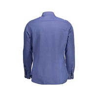 US POLO ASSN Men's Blue Cotton Shirt - M thumbnail