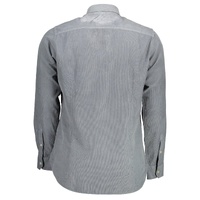 US POLO ASSN Men's Blue Cotton Shirt - 2XL thumbnail