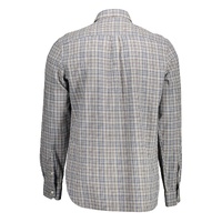 US POLO ASSN Men's Gray Cotton Shirt - XL thumbnail