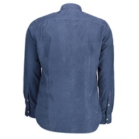 US POLO ASSN Men's Blue Cotton Shirt - XL thumbnail