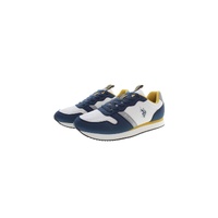 US POLO ASSN Men's Blue Polyester Sneaker - 44 EU thumbnail
