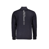US Grand Polo Men's Blue Cotton Sweater - 2XL thumbnail