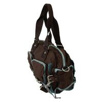 WAYFARER Women Bag - Duffel Style Brown Fabric Logo Details One Size Women thumbnail