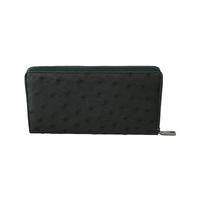 Mens Continental Wallet with Ostrich Leather by Dolce & Gabbana One Size Men thumbnail