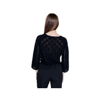 Vero Moda Women's Black Cotton Tops & T-Shirt - 42 IT thumbnail