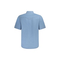 Wrangler Men's Light Blue Cotton Shirt - M thumbnail