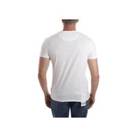 Yes Zee Men's White Cotton T-Shirt - XL thumbnail