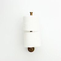 2024 Round New Toliet Roll Holder brushed copper hand towel holder thumbnail