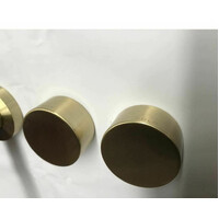 2021 New Burnished Gold Brushed Brass mixer WaterMark WELS round taps wall faucet basin thumbnail