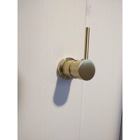 2021 New Brass Burnished Gold  round hand held SHOWER HEAD  adjust holder mixer thumbnail