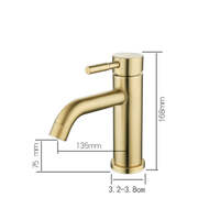 2020 New slim round style basin mount tap low faucet matte black tap mixer spout thumbnail