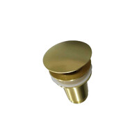 2021 new brushed Nickel Brushed stainless steel Pop Up Waste Plug 40 mm NO Overflow thumbnail