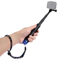 Extendable Monopod for Gopro and Other Action Cameras - 19-49cm thumbnail