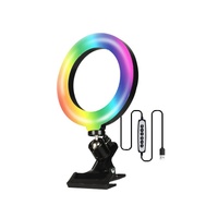 6 Inch Rgb Ring Light for Desktop Video Conferencing and Beauty thumbnail