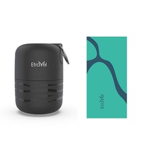 Double-sided Fleece Bath Towel - Quick-drying Small Black thumbnail