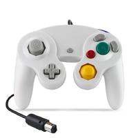2-pack Wired Vibrating Game Controller for Nintendo Ngc / Wii - Available - White thumbnail