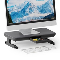 Adjustable Laptop Stand with Storage Drawer - Height Riser - Basic thumbnail