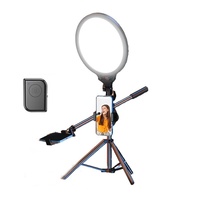 Full-screen Selfie Ring Light Tripod Set for Live Stream - 210cm Height - 55Cm Bracket thumbnail