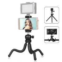 Flexible Mini Octopus Tripod with Ball Head and Phone Clamp thumbnail