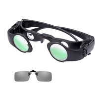 Zoomable Fishing Binoculars - Gray Clip 8X Magnification thumbnail