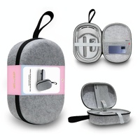 Portable Vr Headset Storage Bag for Apple Vision Pro Glasses - Gray Felt - Gray Felt thumbnail