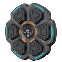 Adjustable 9-Speed Bluetooth Music Boxing Machine With Lights - Black - Light Gray thumbnail