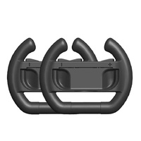 2 Pcs Oled Switch with Steering Wheel Handles - Black thumbnail