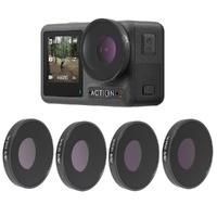 4-in-1 Lens Filter Set for Dji Action 3 - Nd8pl Nd16pl Nd32pl Nd64pl thumbnail
