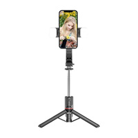 Bluetooth Remote Selfie Stick with Detachable Fill Light and Tripod thumbnail