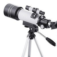 High Definition High Times Astronomical Telescope with Tripod - 16x / 66x70 thumbnail