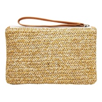 Beach Straw Clutch Coin Purse for Summer Fun thumbnail