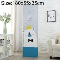 Love Bear Fabric Dust Cover - 180x55x35cm Vertical Cabinet Type All-inclusive Ac thumbnail