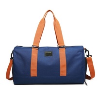 Blue Waterproof Gym Bag with Wet / Dry Separation - 9921 Gray thumbnail