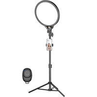 Full-screen 12.6 Selfie Ring Light Tripod Set - 210cm for Live Stream - 210Cm Bracket thumbnail