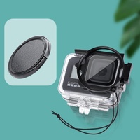 Waterproof Case with Lens Cap for Gopro Hero8 - 58mm Filter Adapter thumbnail