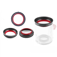 Vacuum Parts High Quality Replacement For Efficient Cleaning - For Dyson V10 Dust Bin Red Silicone Ring thumbnail