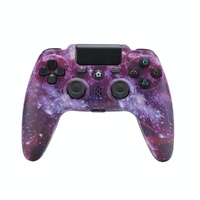 Starry Sky Purple Wireless Ps4 Game Controller thumbnail