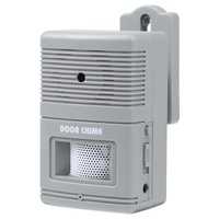 Grey Wireless Door Chime For Visitor Alert thumbnail