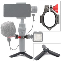 Compact Tripod Mount for Dji Mobile 2 with Flashlight Extension thumbnail