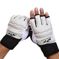Adults Half Finger Sandbag Training Boxing Gloves - Pu Leather thumbnail