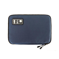 Portable Mobile Phone u Disk Storage Bag - Multifunctional Navy thumbnail