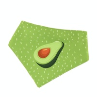 Refreshing Avocado Pet Scarf Three-Layer Thickened Waterproof Saliva Towel - Size Xl thumbnail