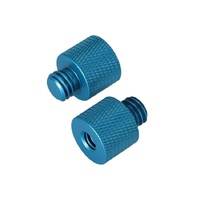 10-Piece Screw Adapter Set 1 / 4 Female To 3 / 8 Male Blue thumbnail