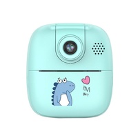 Blue Cartoon Kids Digital Camera with Rotating Lens - 16g Hd Print thumbnail