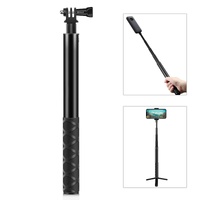 110cm Metal Selfie Stick Monopod for Insta360 one Rs X2 X3 X4 thumbnail