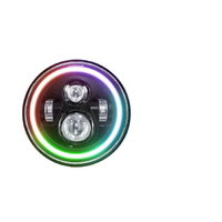 7 Inch Car Colorful Round Angel Eye Headlight thumbnail