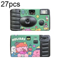 27 Retro Film Camera Stickers - Waterproof Holiday-themed Cartoon Decor thumbnail
